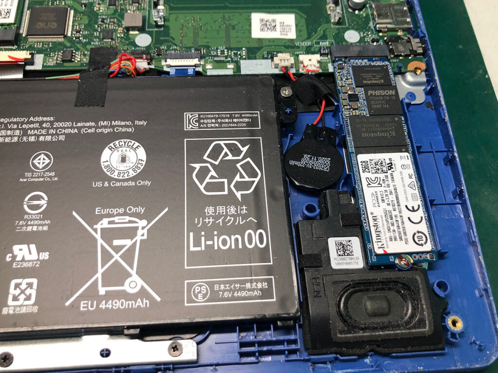 замена термопасты acer a315-56